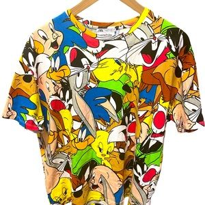 Zara Tops | Zara Looney Tunes Shirt